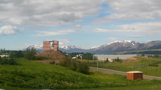 Just one of the many incredible views at the University of Akureyri.